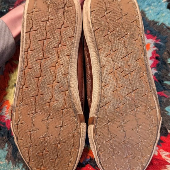 Frye Greene Leather Back-Zip High-Top Sneakers W9 - Picture 4 of 7